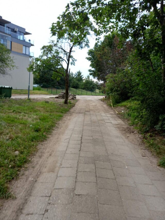 Sutvarkytas pėsčiųjų takas